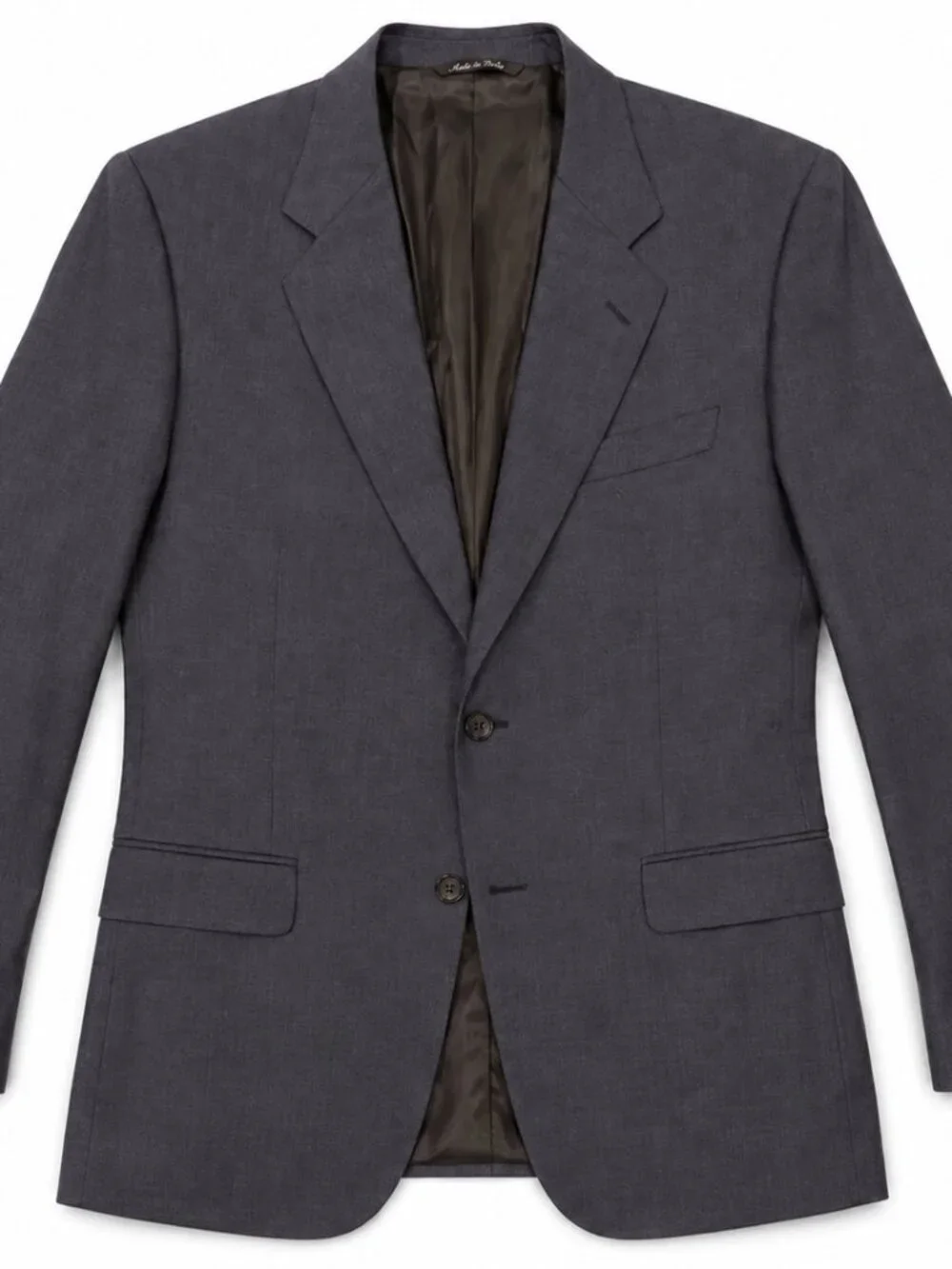 Canali Blazer Mens 52R Navy/Gray 100% Pure Wool Made Italy Bemberg Sport Coat